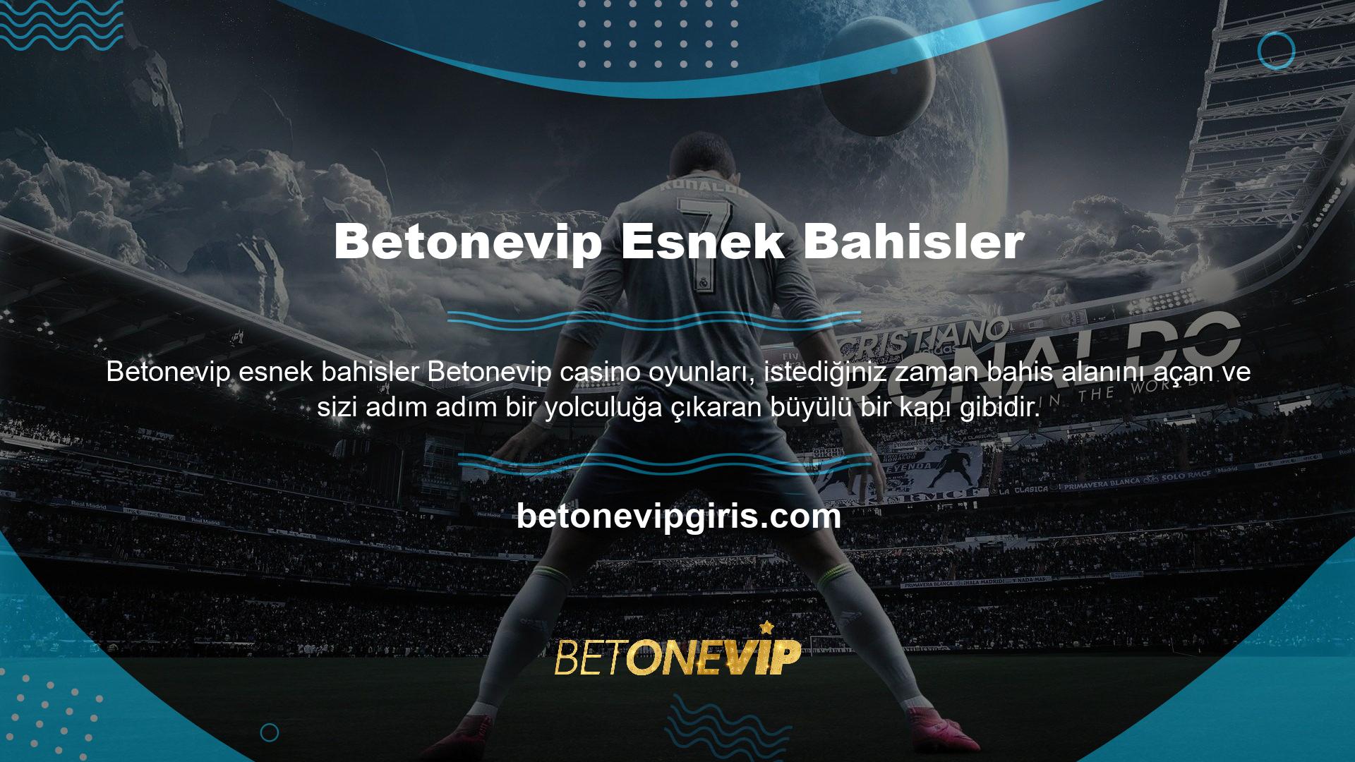 Betonevip bahisleri rahatça yerleştirebileceğiniz bir web sitesidir
